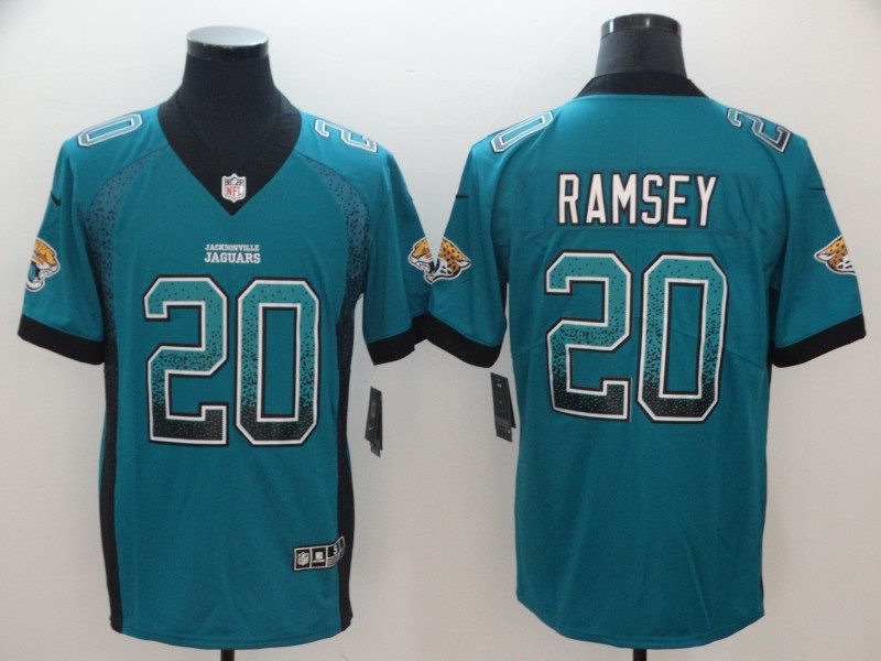 Men's Jacksonville Jaguars Jalen Ramsey #20 Teal Jersey